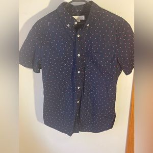 Aéropostale Collard Button-up Dress Shirt, Size Medium